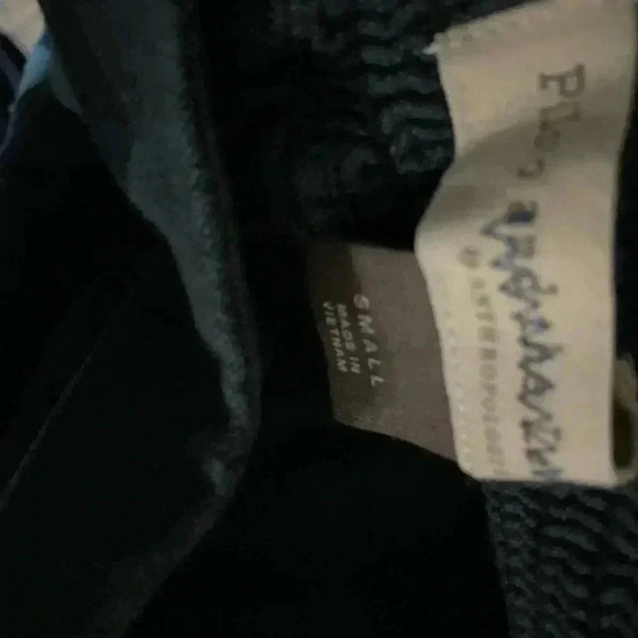 Anthropologie Pilcro Amora Ruffled Mini Black Motif Frayed Tie Waist Skirt Sz S - Picture 11 of 11